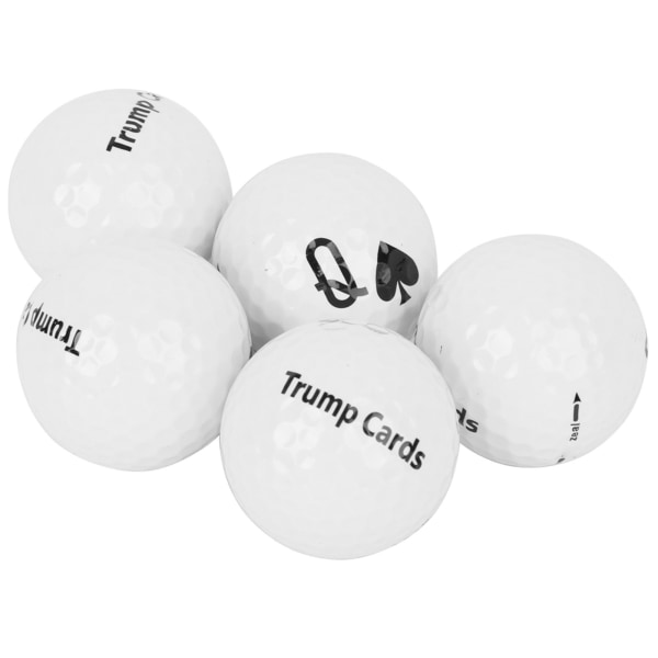 5 stk Golfspill Pokerballer Dobbeltlags Treningsball Høy elastisitet Langdistanse Tilbehør