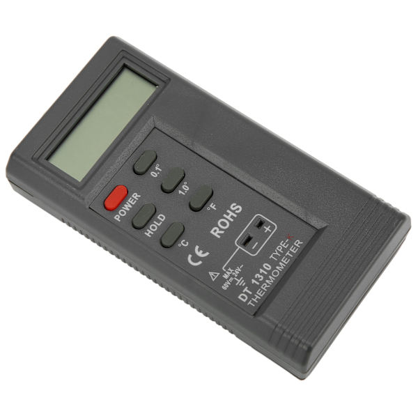 TES-1310 Digital termoelement temperaturtermometer Bärbar Digital K-typ termometer