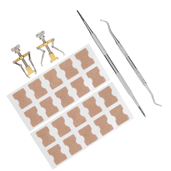 6st/set verktygssats för korrigering av inåtväxta tånaglar Paronychia Toe Nail Fixer Pedikyrverktyg