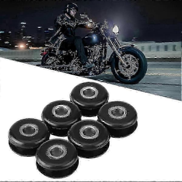 st. gummihylser for bensintankfester for Softail FXWG_f4