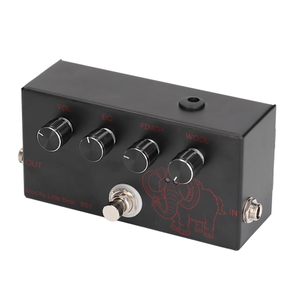 Gitarreffektpedal Bypass-funktion Stabil Kraftfull prestanda för bas, elgitarr DC9‑12V