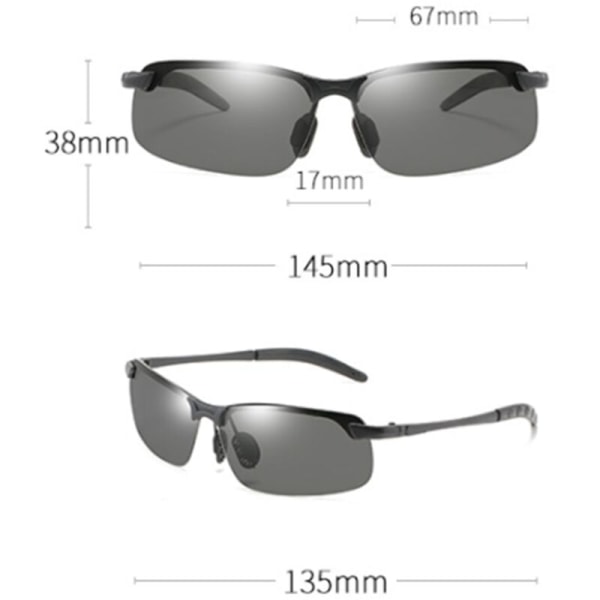 Polariserade fotokromatiska solglasögon för män Körning Fiske Golfglasögon  UVA UVB-skydd，，HANBING a8e4 | Fyndiq