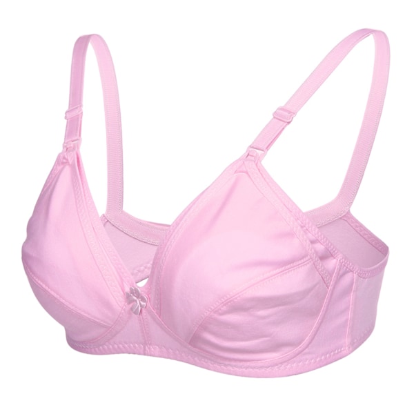 Amme-BH for gravide med åpen front i bomull (Rosa 34/75)
