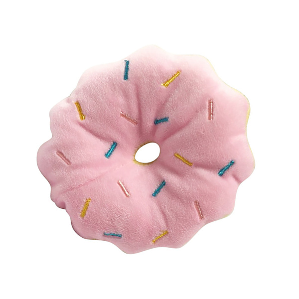 Hundmunkleksaker Bittålig tandgnissning lindra tristess Tecknad Söt pipande plysch hundleksak för husdjurstillbehör Rosa