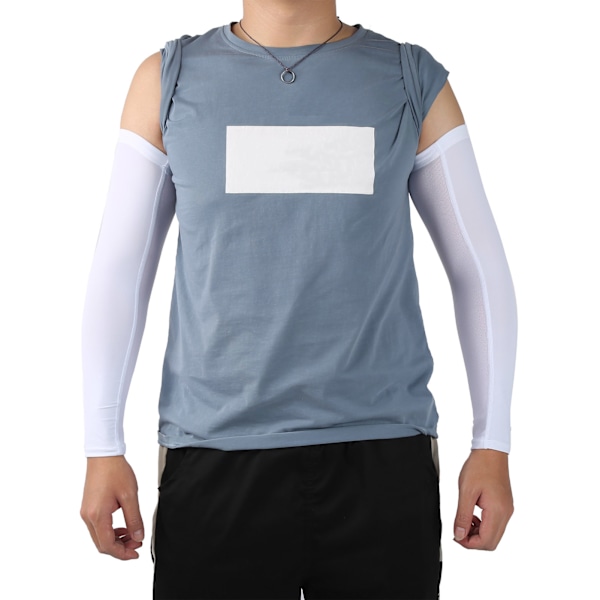 1 par Cykelarmærmer Unisex Herre Dame Sport Solbeskyttelse SommerarmærmerL