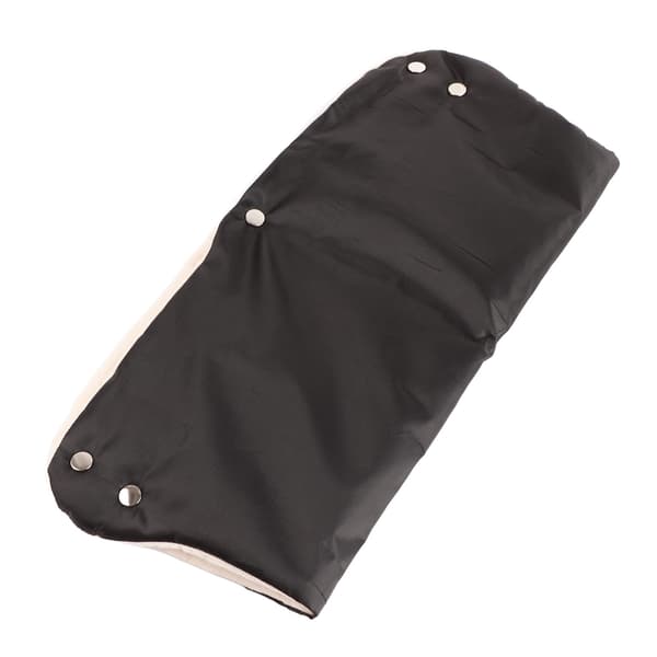 Stroller Hand Muff Keep Warm Thicker Windproof Waterproof Stroller Gloves Stroller Warm Muffs for Outdoor Black
