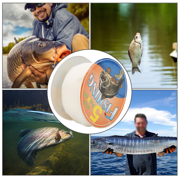 5M PVA Fiskenet Nest Beater Vandopløseligt Netfisketilbehør (44 mm)