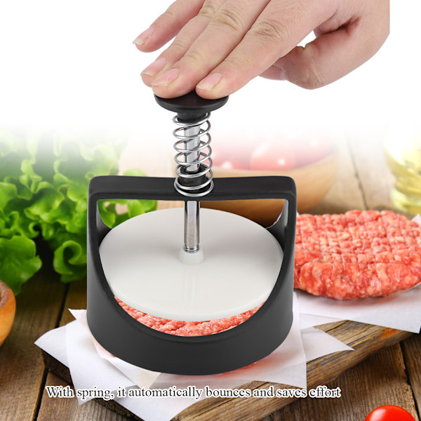 Rustfrit Stål Hamburger Patty Maker Press Burger Kød