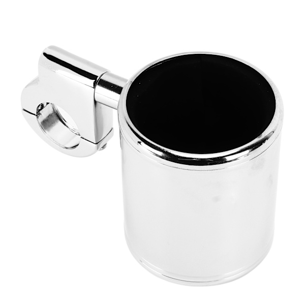 Motorcycle Handlebar Cup Holder Chrome Adjustable Universal for ATV 22-32mm Handlebars