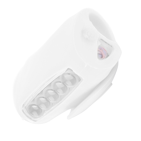 Sykkel 7 LED-lys Ridelys Front Bak Doble fargelys Sykkelutstyr Hvit