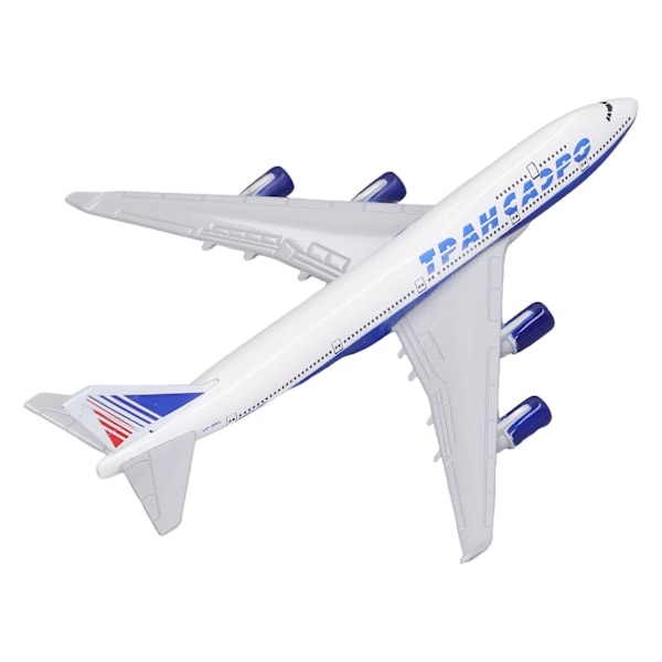 747 Alloy Plane Model High Stimulation Airplane Decoration Model with Display Base Holder