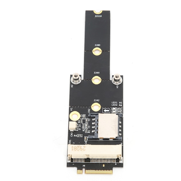 Adapterkort Mini PCIE till NGFF(M.2) Key M Nätverkskonverterare för Win10/8/7/2000/Linux