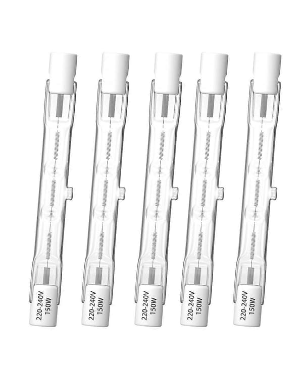 R7s Halogenlampa 78mm 150W Dimbar 2800K 2100lm 5-pack[LD]