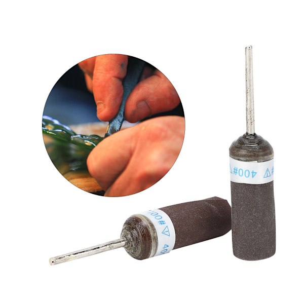 10 stk 400# Sandpapir Slibeskiver Hoved Smykker Slibemaskine Tilbehør