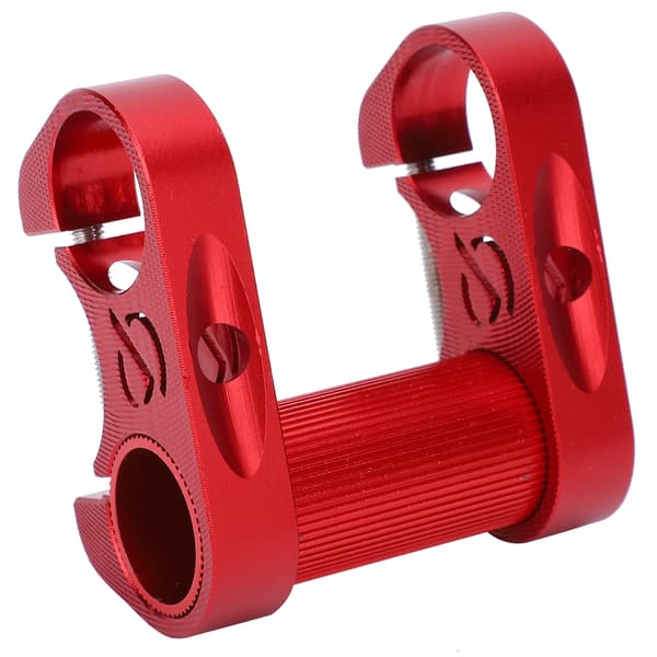 Cykel Double Stem Riser 25,4MM Vikbar Cykel Aluminiumlegering Justerbart Styre StamRöd
