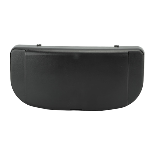 Multifunktionel bil solbrillerholder Bil Solskærm Solbrilleretui Holder Briller Organizer Box med klemme Sort