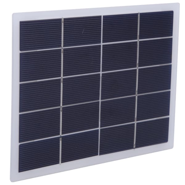 3W 5V Polycrystalline Silicon DIY Solar Panel Laminated Board Battery Plate 170x130mm (3W-White)