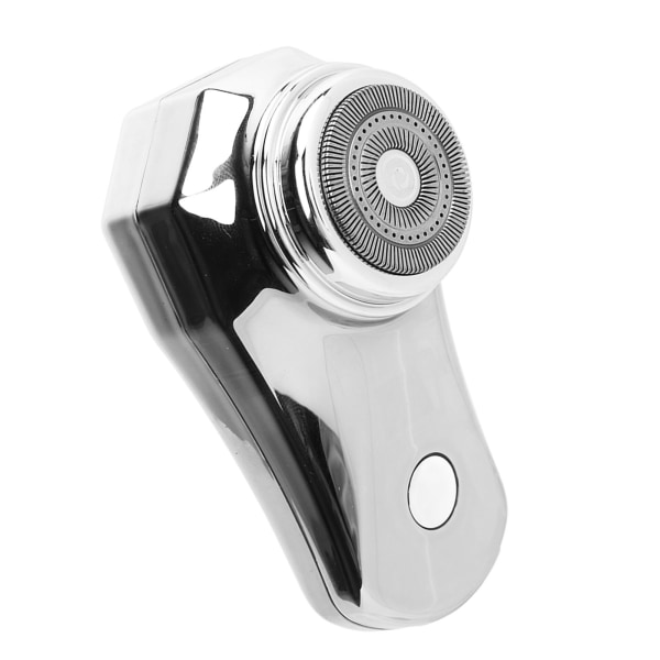 Elektrisk skäggtrimmer Starlight Silver Mini Intelligent Digital Display Typ C Port Elektrisk skäggklippare för man Hushållsresor