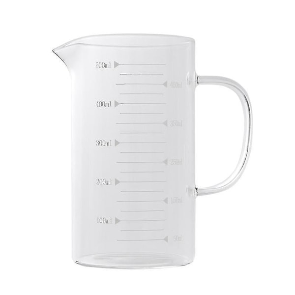 Høj Borosilikat Glas Målebæger 350ml/500ml/1000ml -20-150°C Temperatur