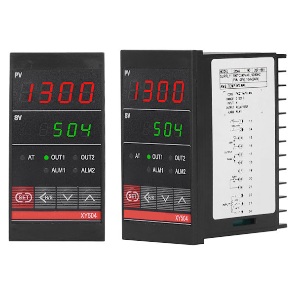 Intelligent PID Temperature Controller Industrial Heating Cooling Relay XY504 100‑240VAC