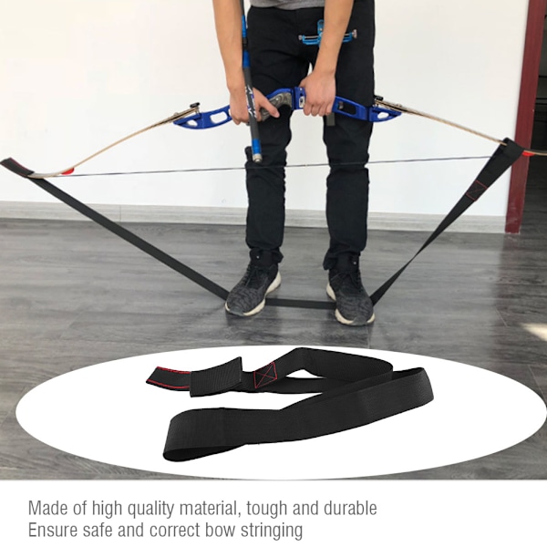 Slitstarkt installationsverktyg för bågskytte Recurve Bow Stringer String Bowstring Rep