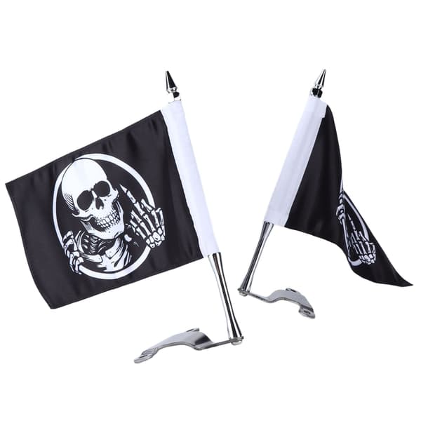 Skull Flag Trunk Lock Mount Kit til Gold Wing Tour DCT 2018-2020