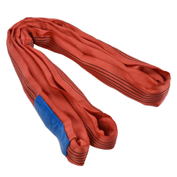 5T rund lyftsele PES Endless Loop Crane Webbing remmar Riggtillbehör Bred 75mm2 meter