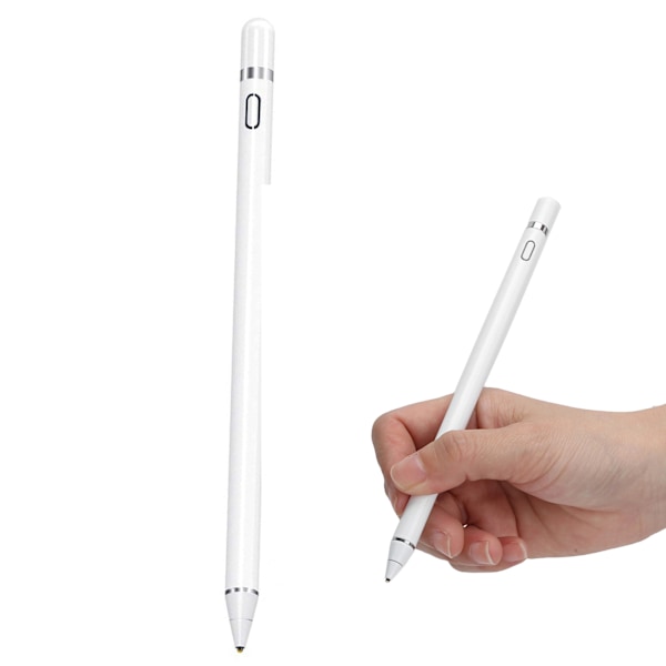 Pekpenna för surfplatta Elektronisk skärm Intelligent Touch Pen för iPhone/Android/iPad 2015‑2017 Vit