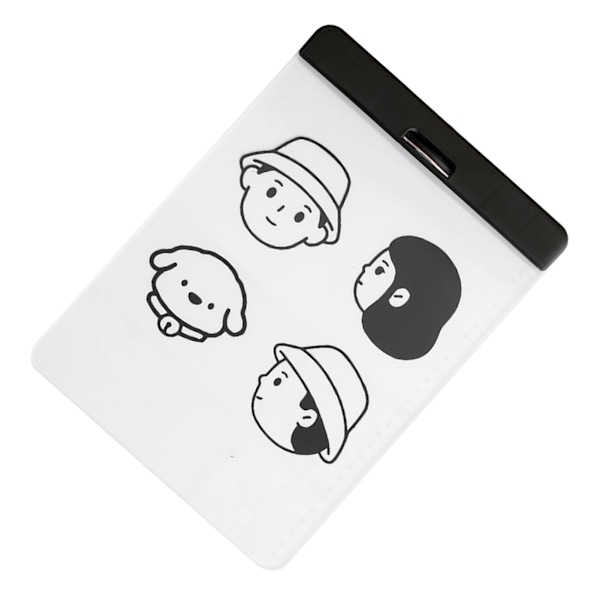 Akryl Clipboard Transparent Dokument Fil Organizer Binder Clipboard för A4 Papper Studenter Ritning Kontor Skola A
