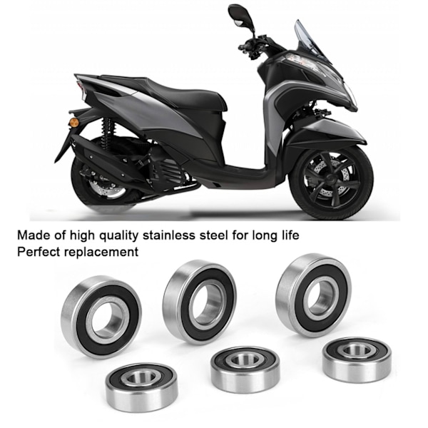 Transmission Växellåda Lagersats för GY6 50/80cc Scooter Reparation Tillbehör