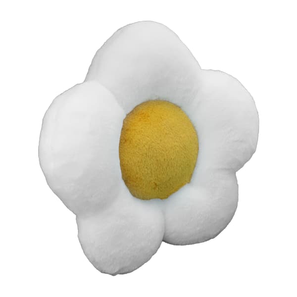 Car Back Cushion Seat Plush Non-slip Cute Warm Keeps Car Accessories Frangipani Pattern
