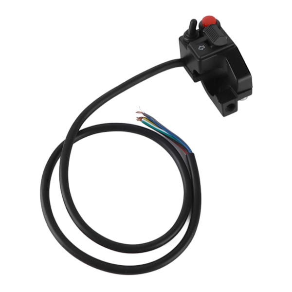22 mm vänster motorcykel 7/8 tums styromkopplare 3 i 1 signalhorn Blinkers för halvljus tryckknapp