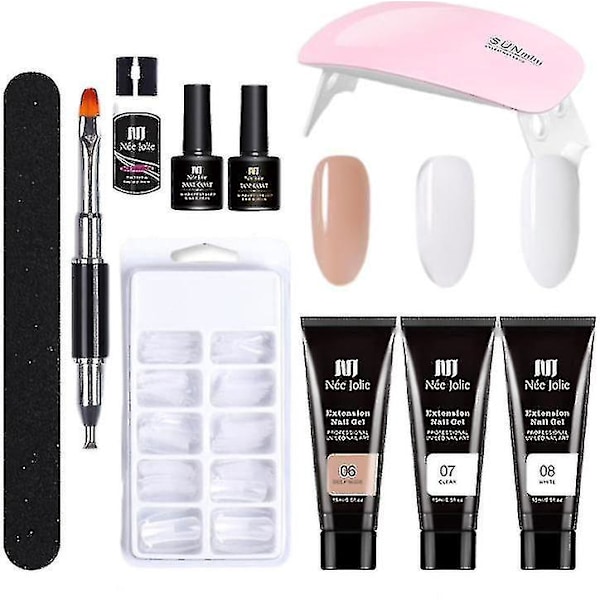 Akryl Polygel Nagel Extensions Kit - Nagel Förlängningsset