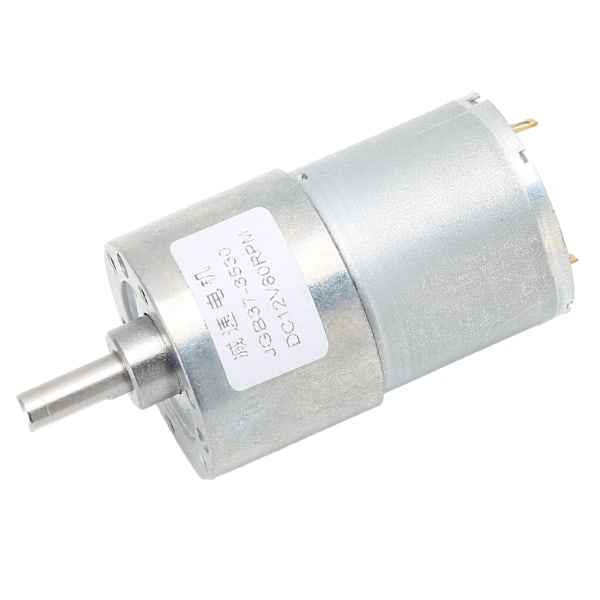 JGB37‑3530 Matovaihdemoottori Itseloukkaava Kulumiskestävä Turboreduktoriakseli Ovien Avaajille DC12V 80RPM