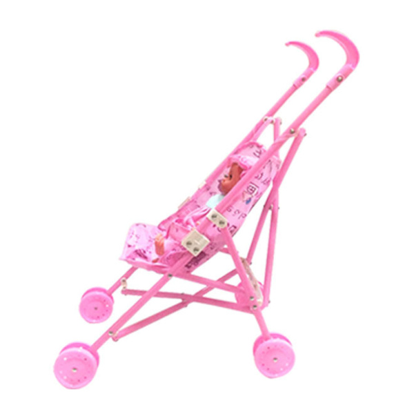Babydocka med vagnset Babydocka Barnvagnsleksak Leksaksleksaksset för barn