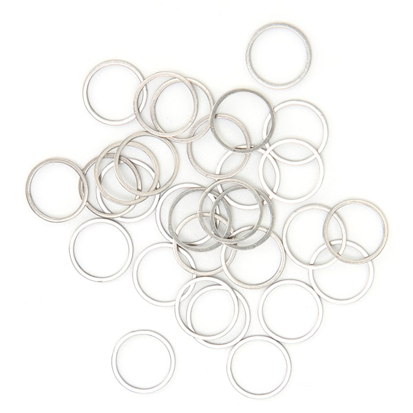 30 st Metal Open Bezel Hängen Craft DIY Rund ihålig ram för Resin Smycken MakingRound S
