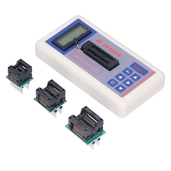 TSH-06F Integrated Circuit Tester IC-transistormätare med 5V 3,3V AUTO-lägen för mikroelektronikingenjörer med terminal