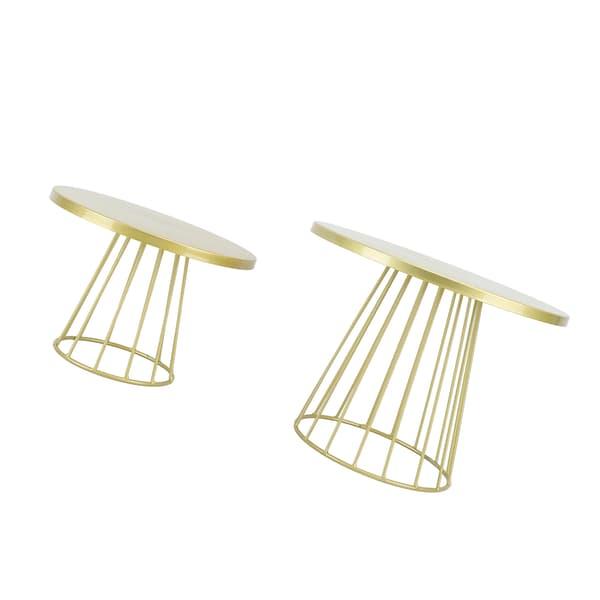 Cake Stand Round Iron Exquisite Multifunctional Cake Stand for Wedding Birthdays