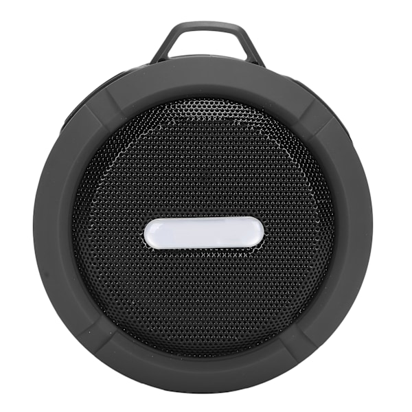 C6 Bluetooth-högtalare med sugkoppskarbinhake Vattentät Mini-subwoofer för utomhussporter Mörkgrå