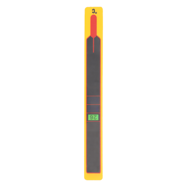 StickOn Digital Termometer Stripe Akvarium LCD Selvklebende Fiskedam Termometer Klistremerker (Termometer)