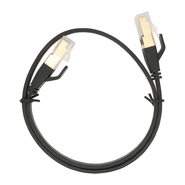 Cat 8 Ethernet Kabel 40Gbps 2000Mhz RJ45 Han Interface 0.5 meter/19.7in Ethernet Ledning til PS5 til Router