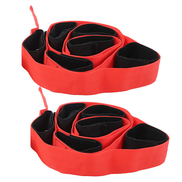 2st Roliga utomhussporter 6-benta raceband Giant Footstep Nylon Webbing Spårvagnsspelaktivitet