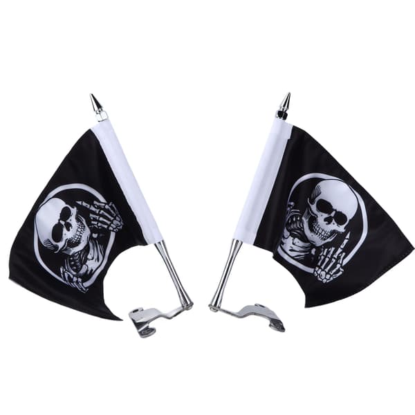 Skull Flag Trunk Lock Mount Kit til Gold Wing Tour DCT 2018-2020
