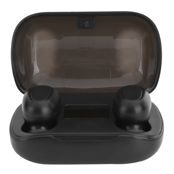 L21Pro Digital Display Trådlösa Bluetooth 5.0 Hörlurar InEar Binaural Sportheadset (Svart)