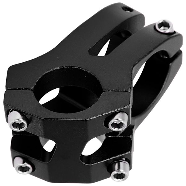 LUNJE 25,4x35MM Cykelstyr Kort Frempind Riser Aluminiumlegering Cykel Hul Frempind Sort