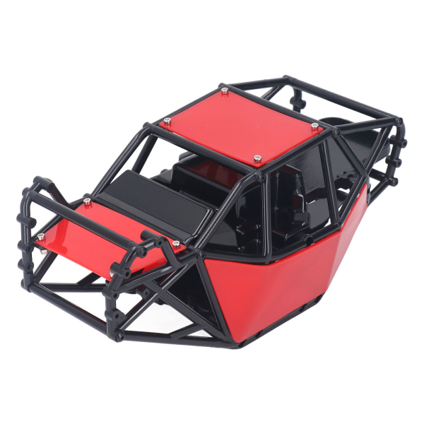 Fjernbetjent Crawler Karosseri Shell Plastik RC Roll Cage Bil Model Tilbehør til Axial SCX10 Rød