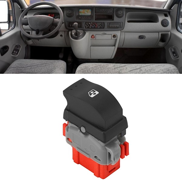 Bilrudsstyringsknap Strømbryder Passer til Renault Master MK2 1998-2012 8200502452