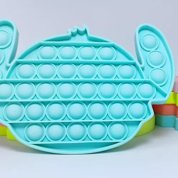 Push Bubble Sensory Squeezing Toy Silikon Dekompression Leksak Sensoriska Leksaker för barn och vuxna