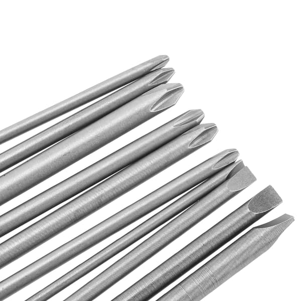 10 stk. S2 Stål Krydshoved PH1 PH2 Skruetrækkerbitsæt 1/4 tomme Hex Skaft 100 mm