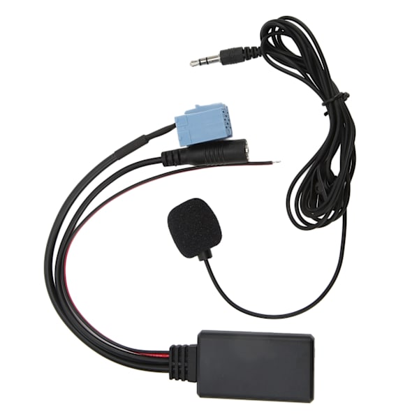 Bluetooth 5.0 AUX IN-kabel 3,5 mm kontakt ISO 8-pin 7 607 897 093 Handsfree-mikrofonutskifting for Bora for Blaupunkt